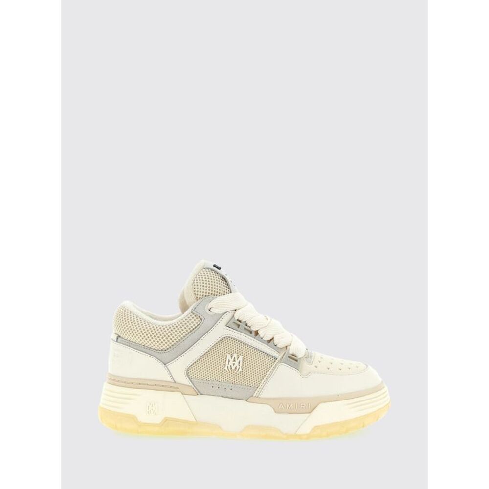 Amiri Women Amiri Ma-1 Bicolor Monogram Calfskin And Mesh Sneakers